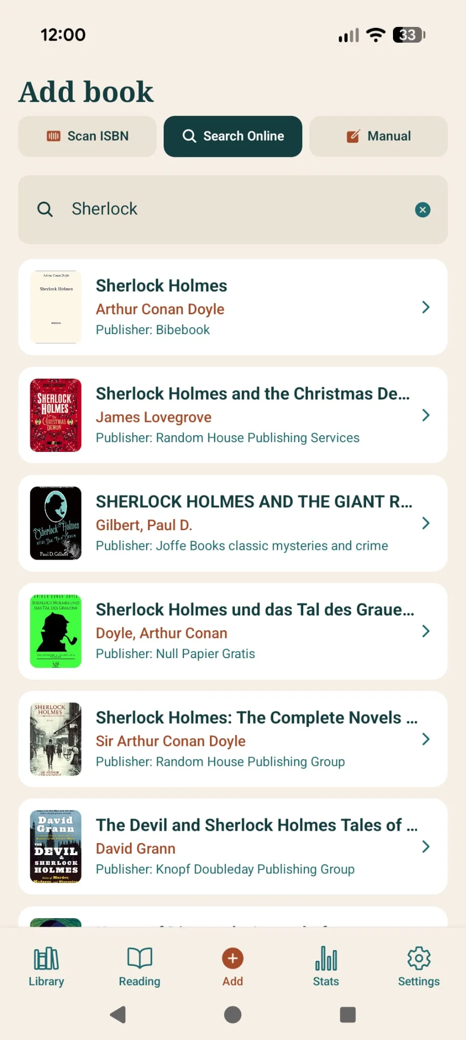 Search books online